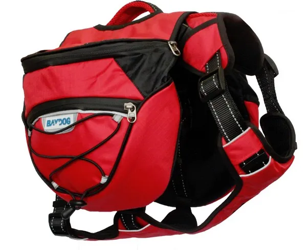 1ea Baydog Saranac Red X-Large Backpack - Health/First Aid